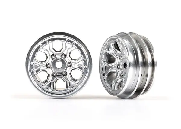 1.0" Wheels, Satin Chrome 1