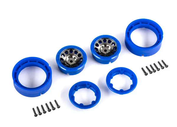 1.0" Wheels W/ 105 Beadlock, Satin Black Chrome 1