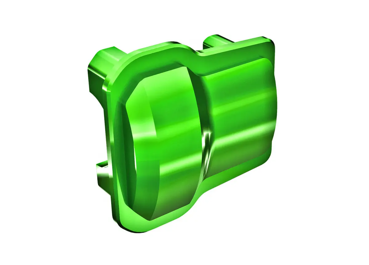 Aluminum Axle Cover, Green 1