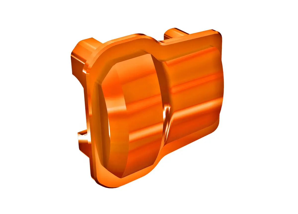 Aluminum Axle Cover, Orange 1
