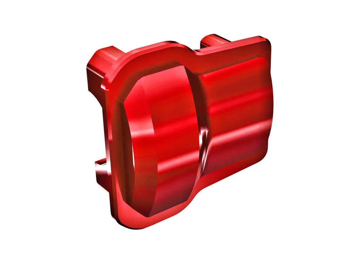 Aluminum Axle Cover, Red 1