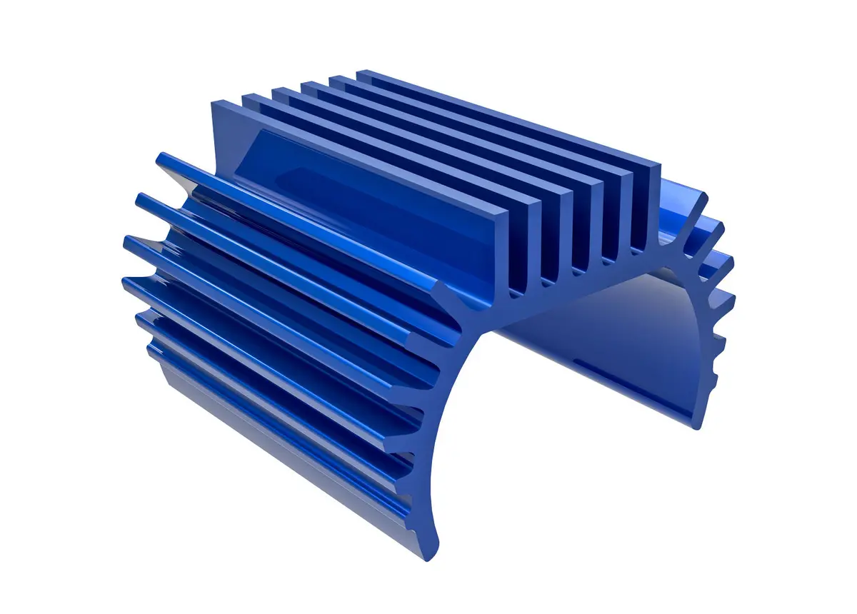 Aluminum 87T Moto Heat Sink, Blue 1