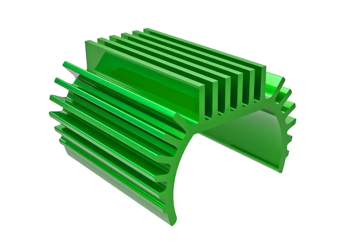 Aluminum 87T Moto Heat Sink, Green 1