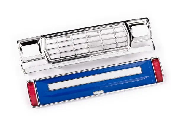 Front Grille & Tailgate Panel, Blue 1