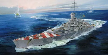 Trumpeter 5777 1/700 Rn "Roma" Italian Navy Battleship 1943 1