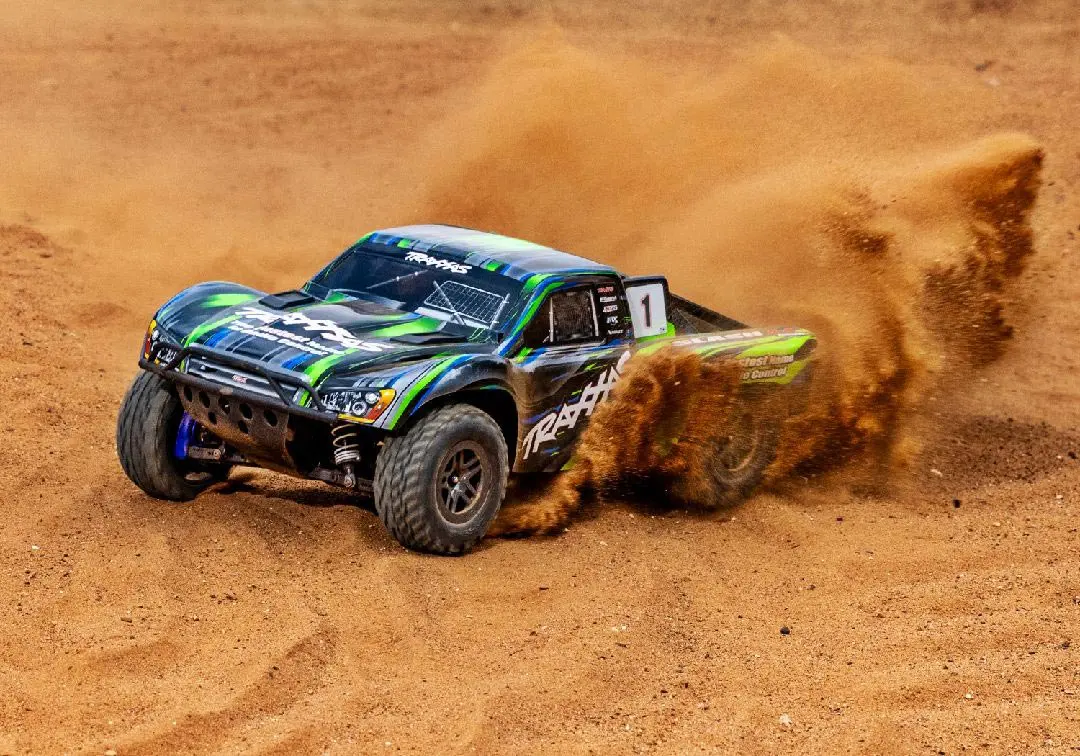 Traxxas Slash 4X4 1/10 4Wd Bl-2S Brushless Rtr Short Course Truck Green 1
