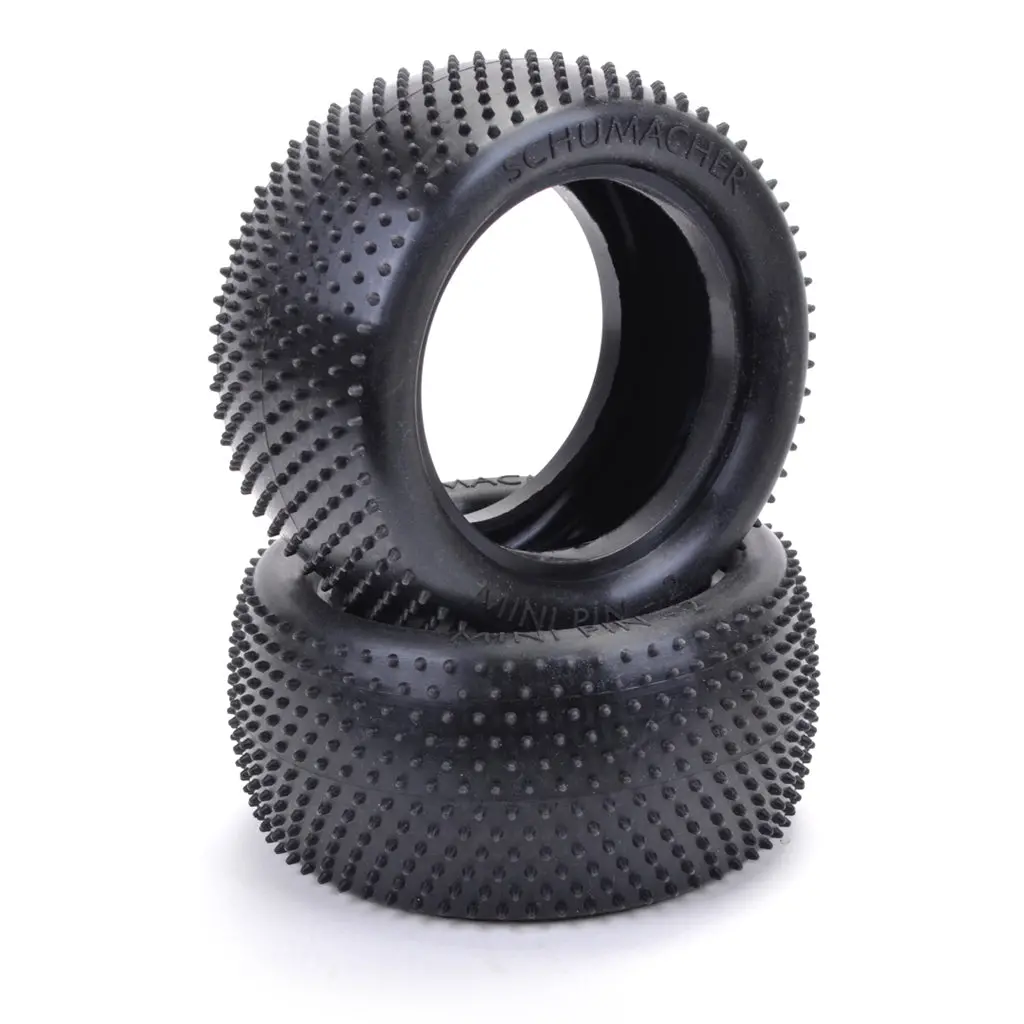 Mini Pin 2 1/10 Buggy Tire, Yellow, Rear (2) 1