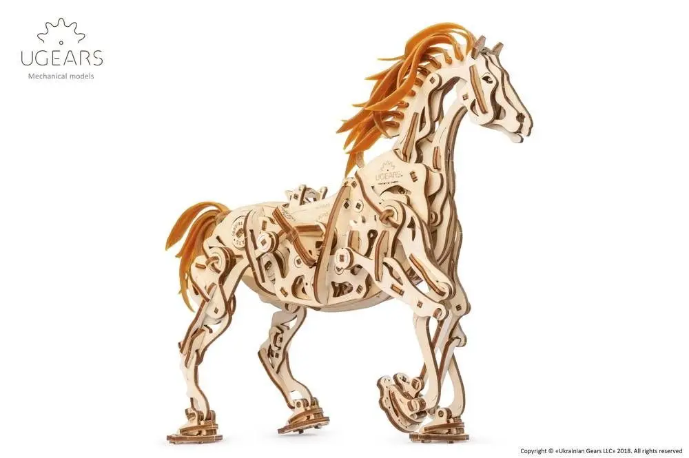 Ugears Horse-Mechanoid - 410 Pieces (Advanced) 1