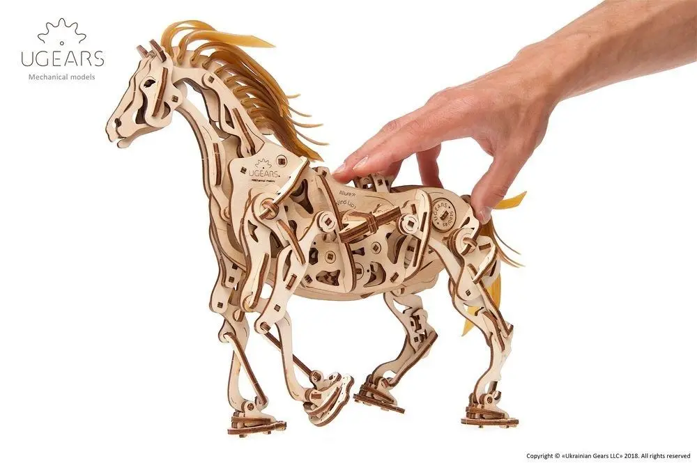 Ugears Horse-Mechanoid - 410 Pieces (Advanced) 2
