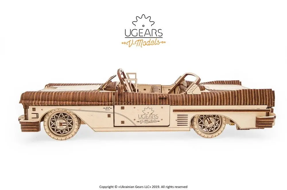 Ugears Dream Cabriolet Vm-05 - 735 Pieces 1