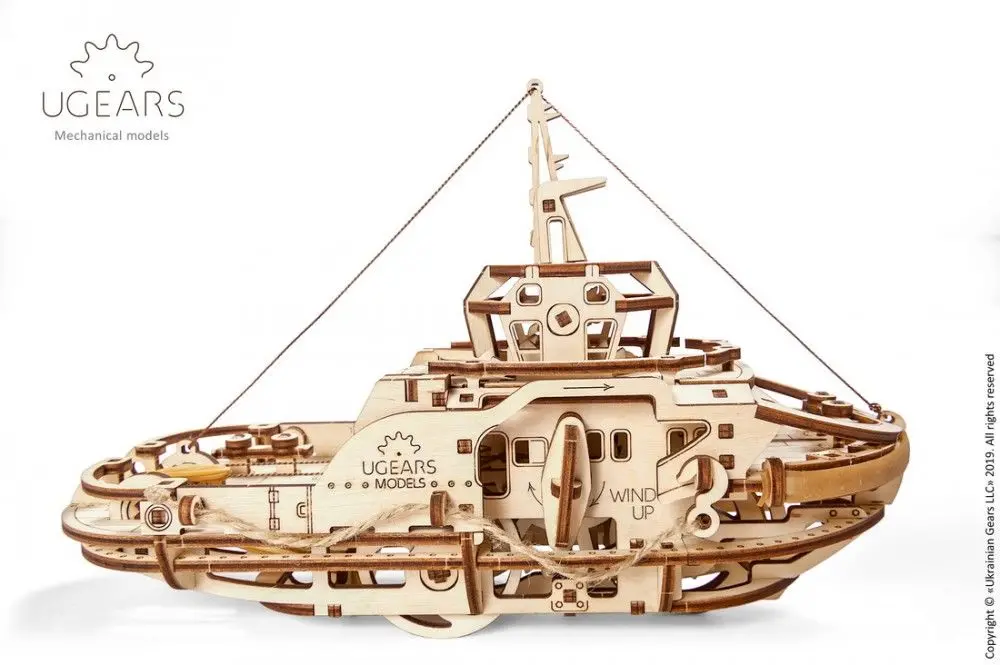 Ugears Tugboat - 169 Pieces (Easy) 1