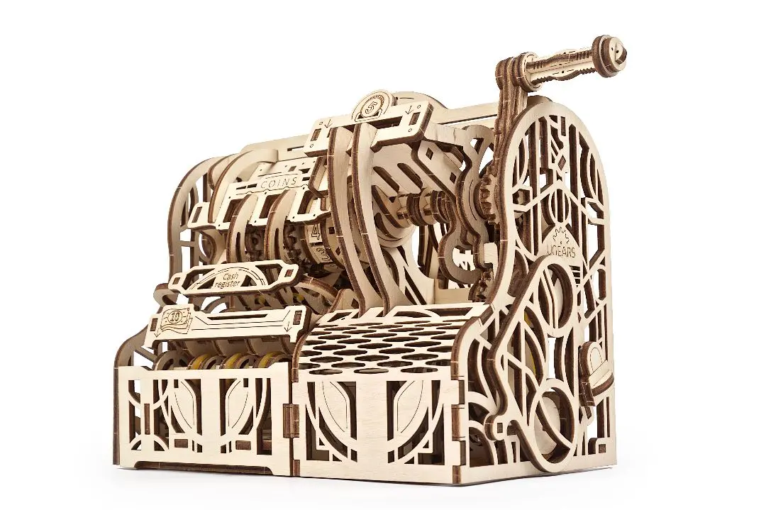 Ugears Cash Register - 405 Pieces 2