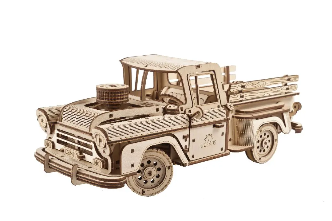 Ugears Pickup Lumberjack - 460 Pieces 1