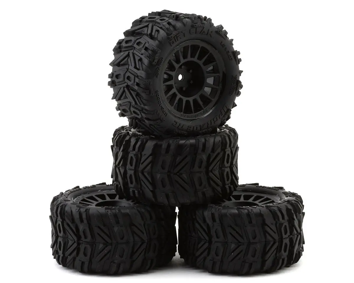 Dirt Claw Belted Pre-Glued Tires For Arrma Granite Grom (4) 1