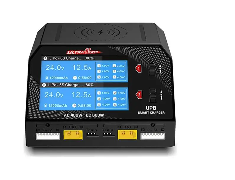 Up8 Smart Charger Ac/Dc, 2 Channel, 300W/16A 1
