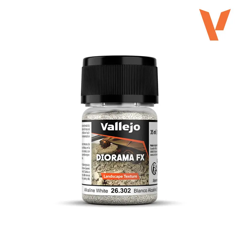 Vallejo Diorama Fx Landscape Textures Alkaline White 1-2Mm 1