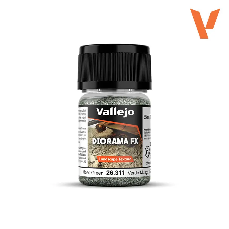 Vallejo Diorama Fx Landscape Moss Green 0.5-2 Mm 1