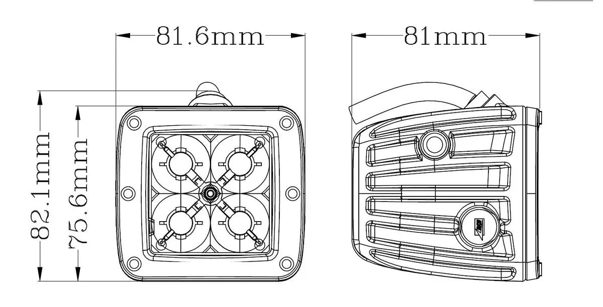 Wilderness Lighting Compact 4 - Flood Beam 2