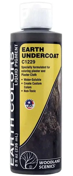 Woodland Scenics Undercoat - Earth 8Oz 1