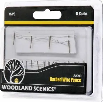 Woodland Scenics Barbed Wire Fence - N Scale 1
