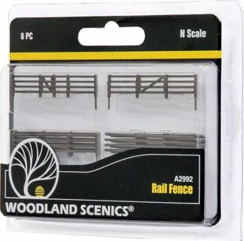Woodland Scenics Rail Fence - N Scale 1