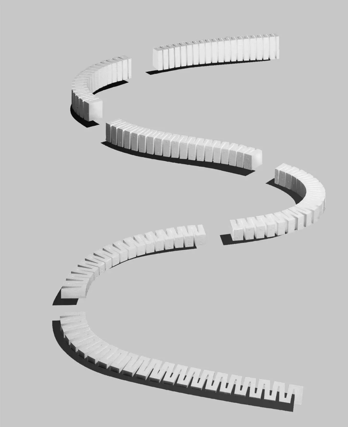Woodland Scenics 3% Incline Set (6) 1