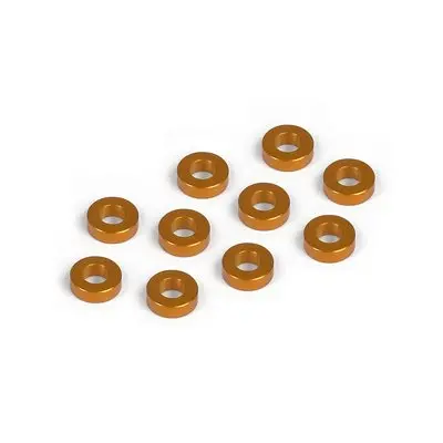 Aluminum Shim, 3X6x2.0Mm, Orange 1