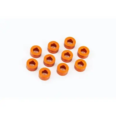 Aluminum Shim, 3X6x1.0Mm, Orange 1