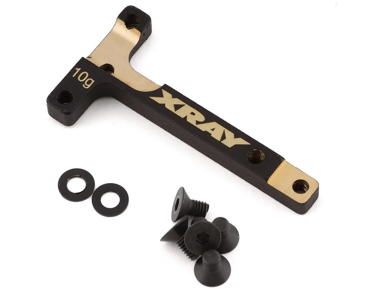 X4 Brass Chassis T-Brace 1