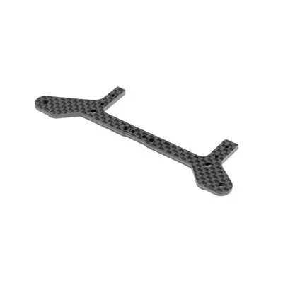 X10 Carbon Rear Pod Lower Plate For 1-Piece Chassis, Front 1