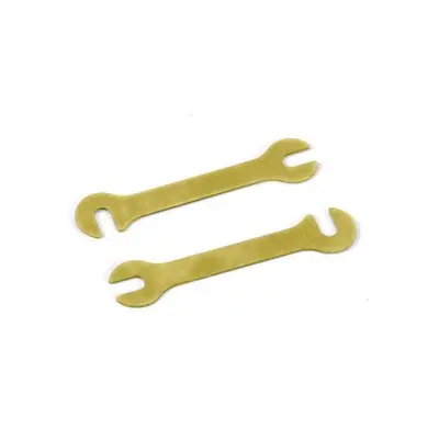Steel Shim, 0.6Mm / Gold (2) 1