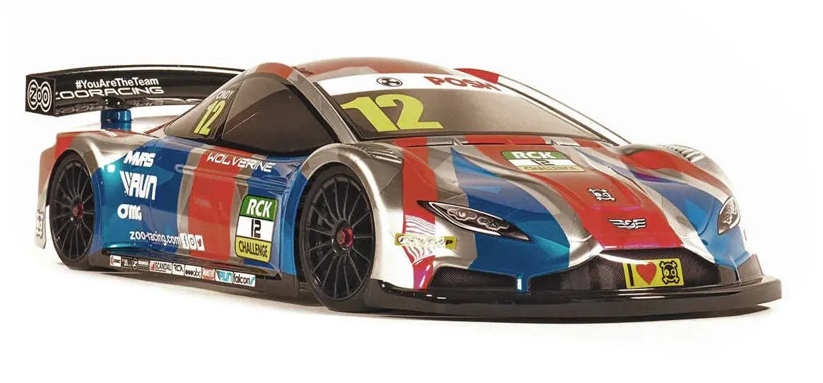 Wolverine Max Ultralight 1/10 Touring Car Body, Clear 1
