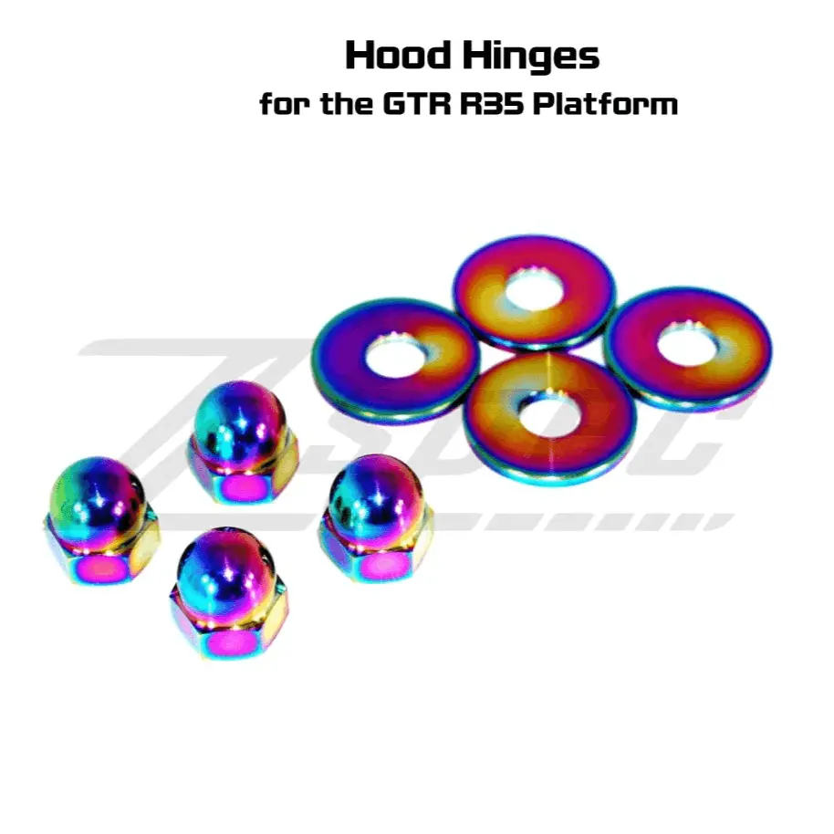 Zspec Stage-1 Dress Up Bolts® Fastener Kit For '09-23 Nissan Gtr (R35), Titanium & Billet 5