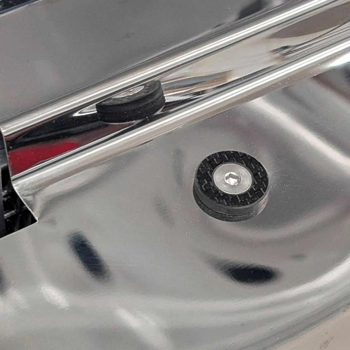 Zspec Carbon-Fiber Dress-Up Washers (Carbon-Weave Style), Per Each 3