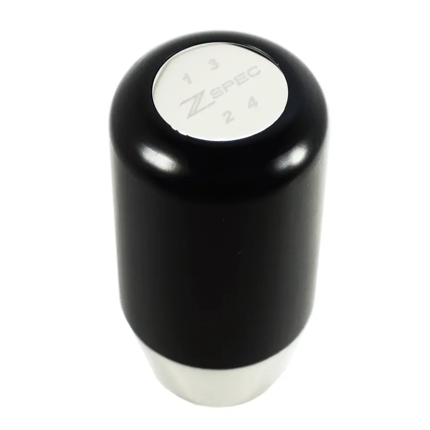 Zspec Shift Knob, M8-1.25, Delrin & Stainless, 4-Speed Shift Pattern Coin 1