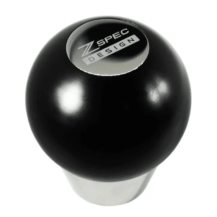 Zspec Shift Knob, M12-1.25, Delrin & Stainless, 4-Speed Shift Pattern Coin 1