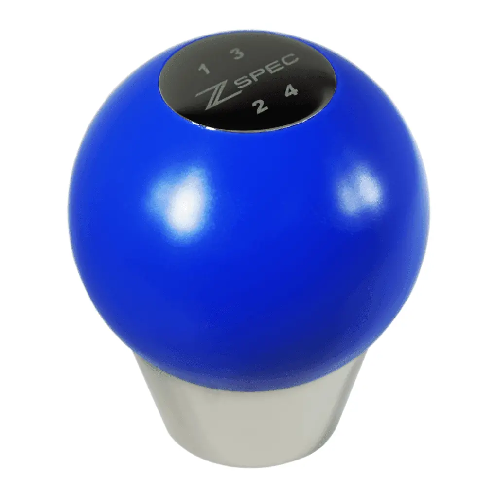 Zspec Shift Knob, M12-1.25, Delrin & Stainless, 4-Speed Shift Pattern Coin 4