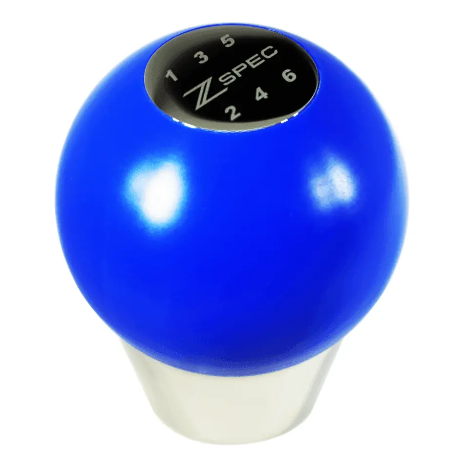 Zspec Shift Knob, M10-1.5, Delrin & Stainless, 6-Speed Shift Pattern Coin 2