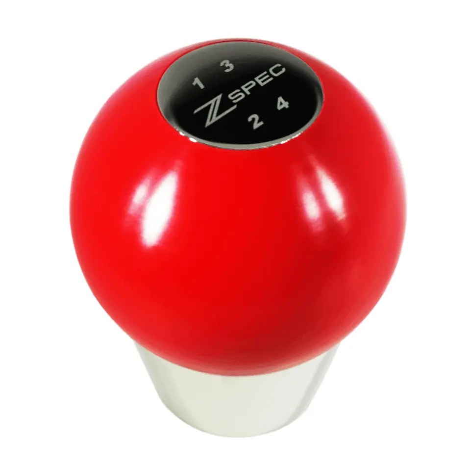 Zspec Shift Knob, M12-1.25, Delrin & Stainless, 4-Speed Shift Pattern Coin 2