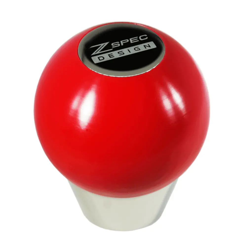 Zspec Shift Knob, M12-1.25, Delrin & Stainless, 4-Speed Shift Pattern Coin 4