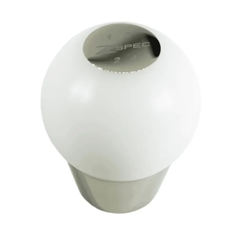 Zspec Shift Knob, M12-1.25, Delrin & Stainless, 4-Speed Shift Pattern Coin 3