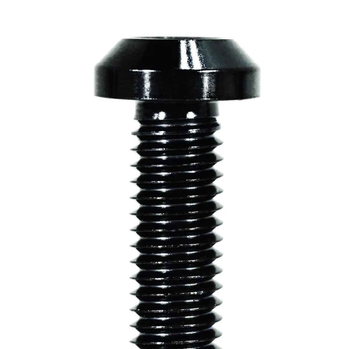 Zspec M6-1.0X12mm Dress Up Bolt® Fastener, Angled Head, Titanium Grade-5, Per Each 6