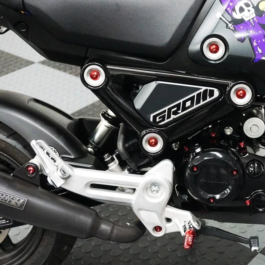 Zspec Dress-Up Bolts® Hardware Kit For The 2021+ Honda Grom Platform, Titanium 6