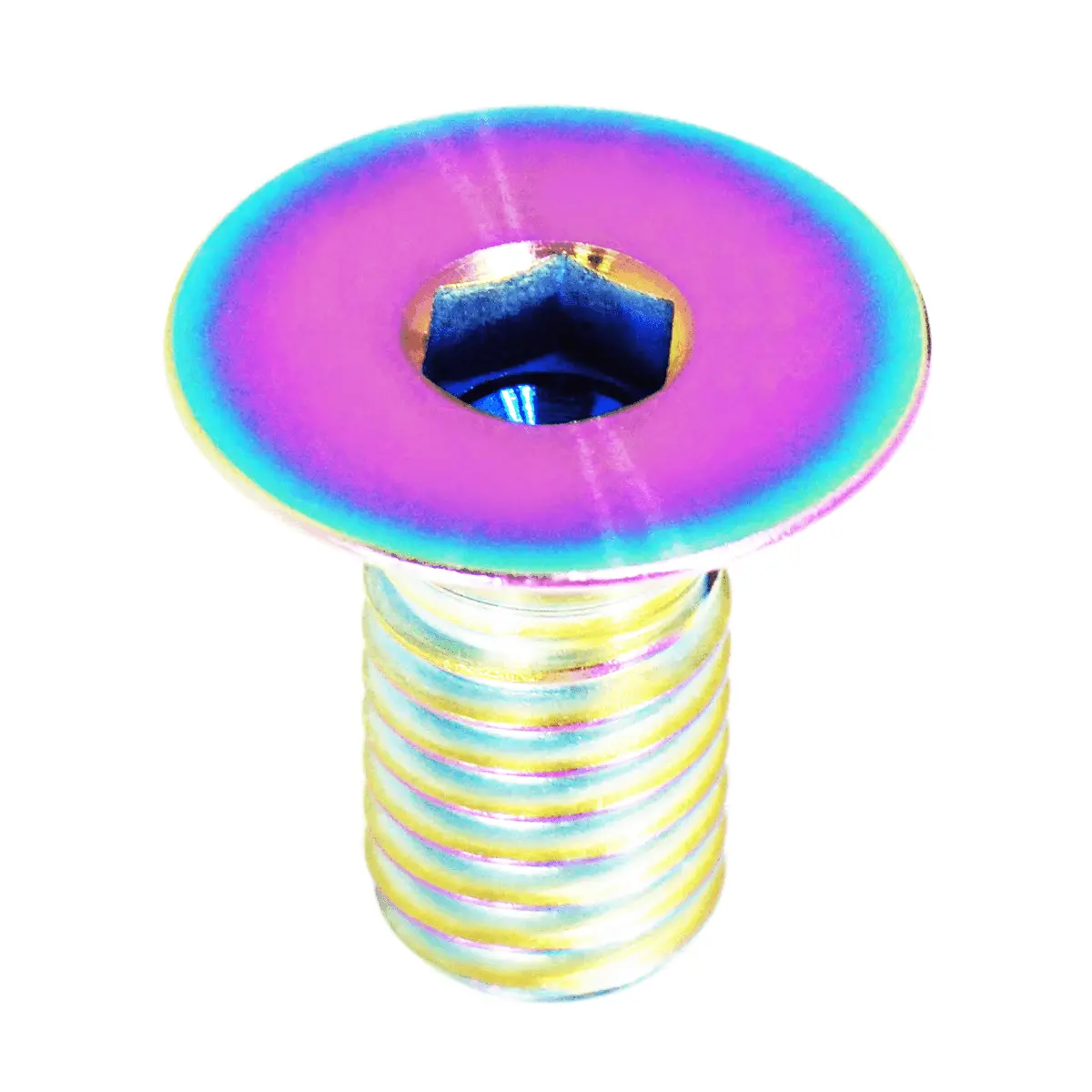 Zspec M5-0.8X16mm Flat-Head Fhsc Fastener/Bolt, Titanium Grade-5, Per Each 6