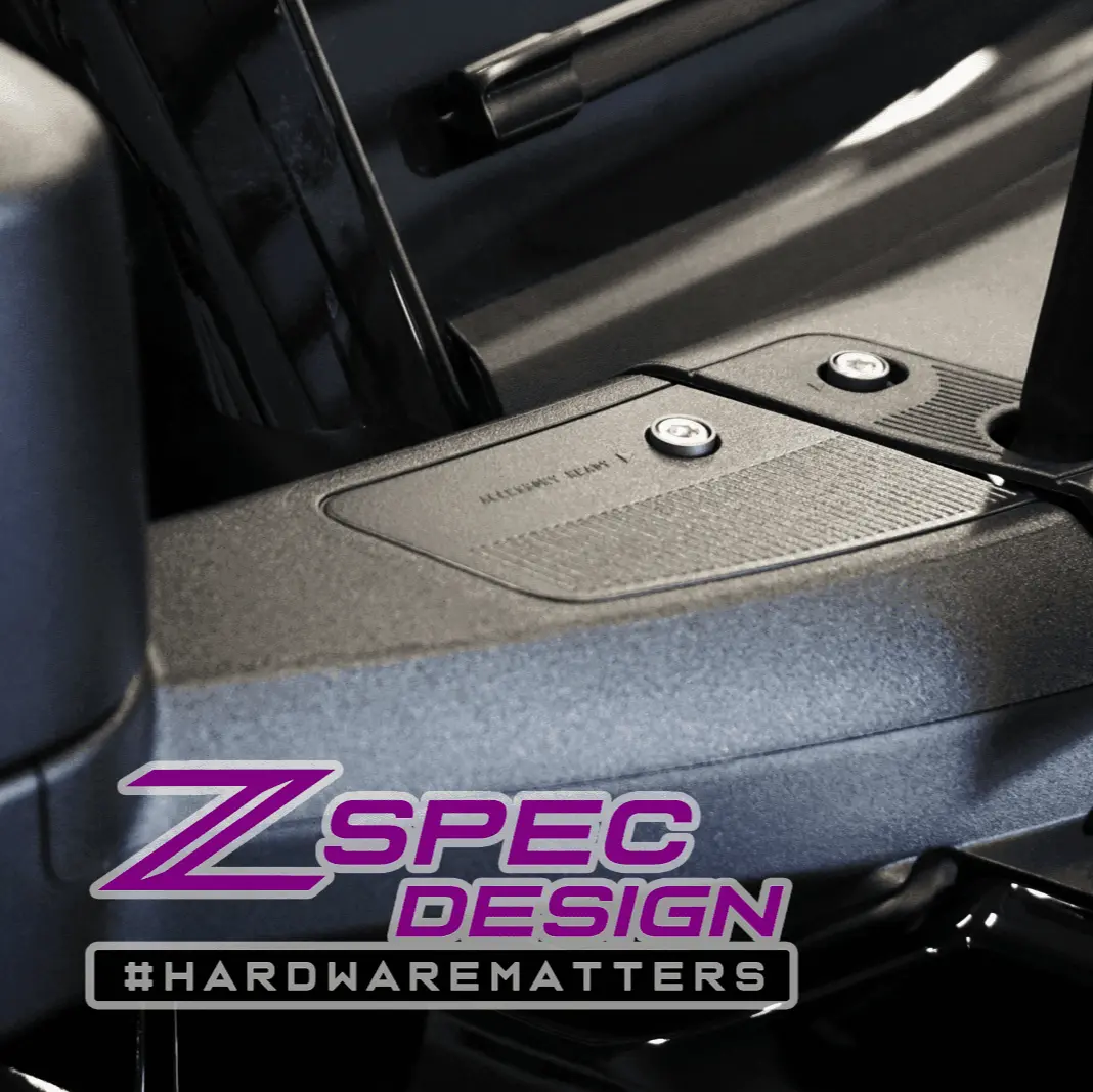 Zspec Stage-3 Dress Up Bolts® Fastener Kit For '21+ Ford Bronco 2.7L, Stainless-Billet 7