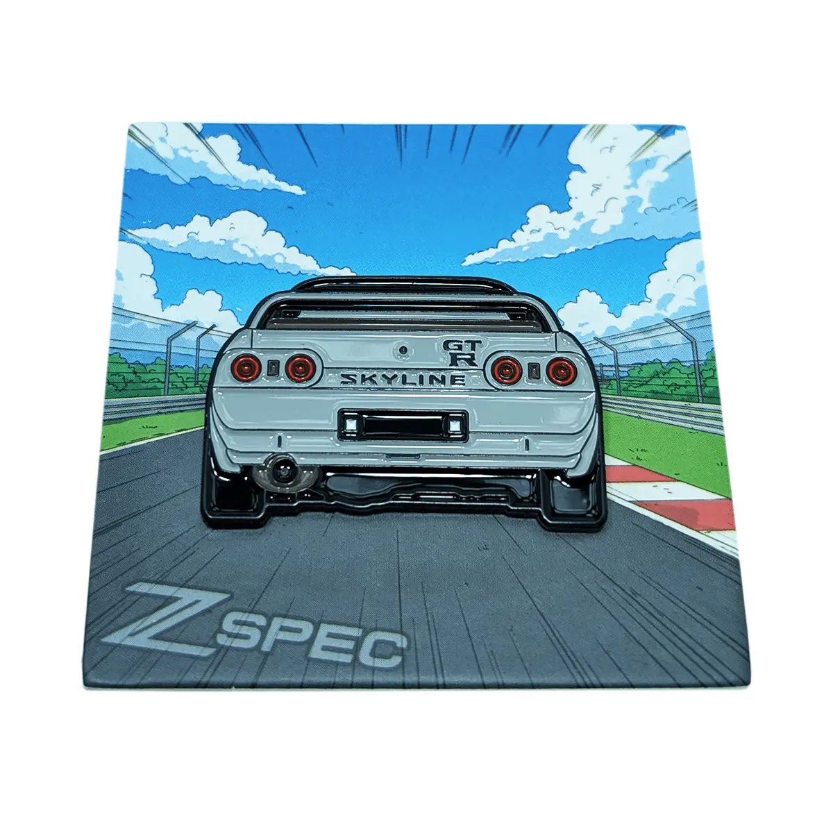 Zspec Nissan Gt-R R32 Lapel / Hat Pin, Large, Enamel W/ 2-Posts 1