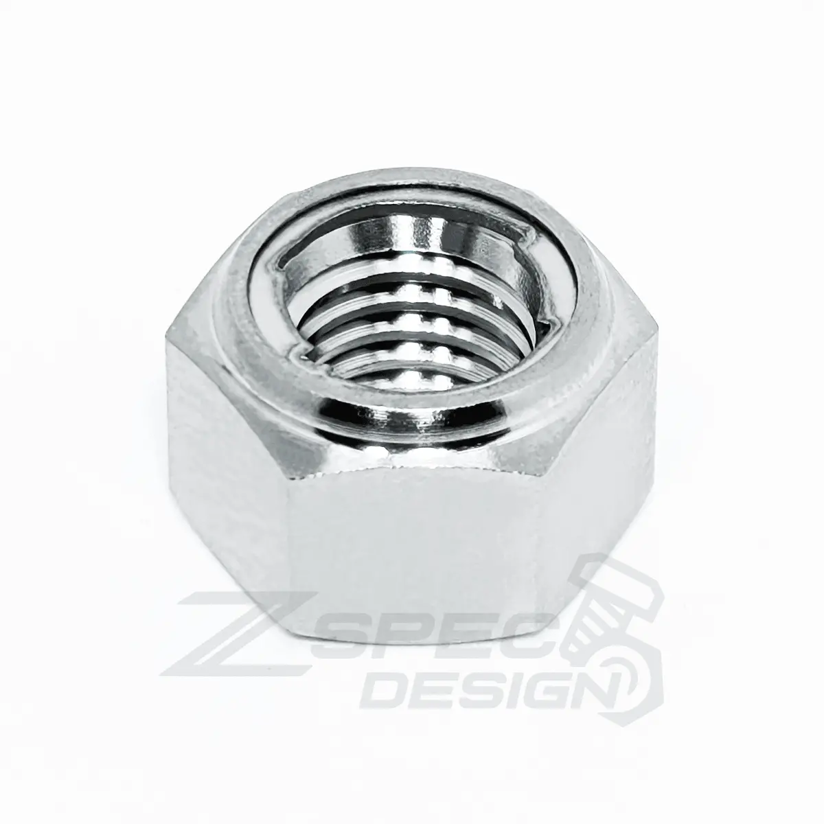 Zspec M7-1.0 Locking Nut, Friction-Lock Style, Titanium Grade-5 1