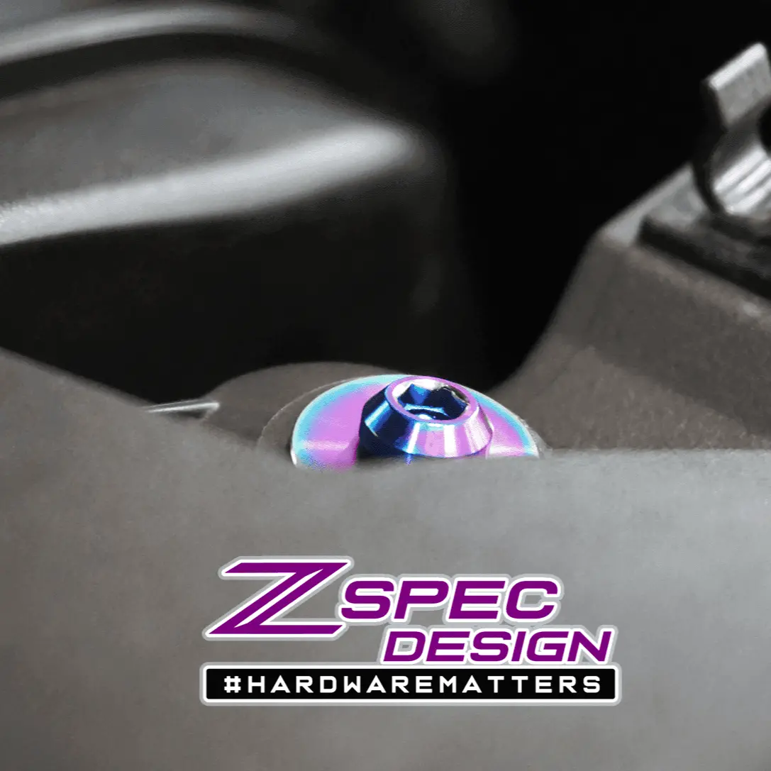 Zspec Stage-1 Dress Up Bolts® Fastener Kit For '16-23 Mazda Cx-9, Titanium 5