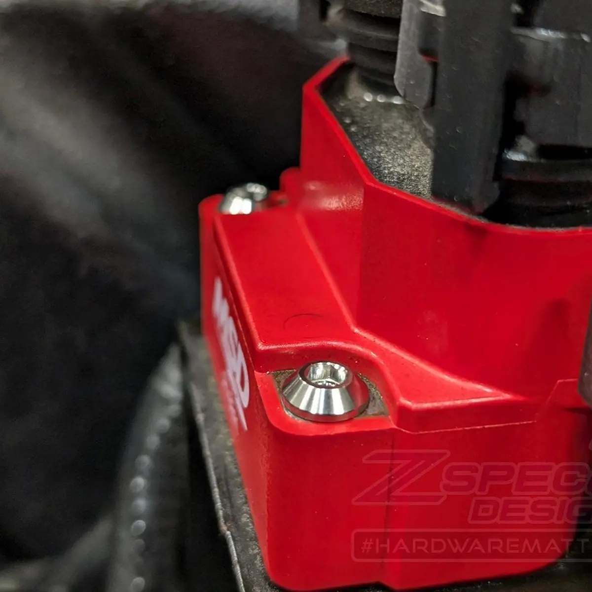 Zspec Stage-3 Dress Up Bolts® Fastener Kit For Ford Mustang Sn95 V8, Titanium 3