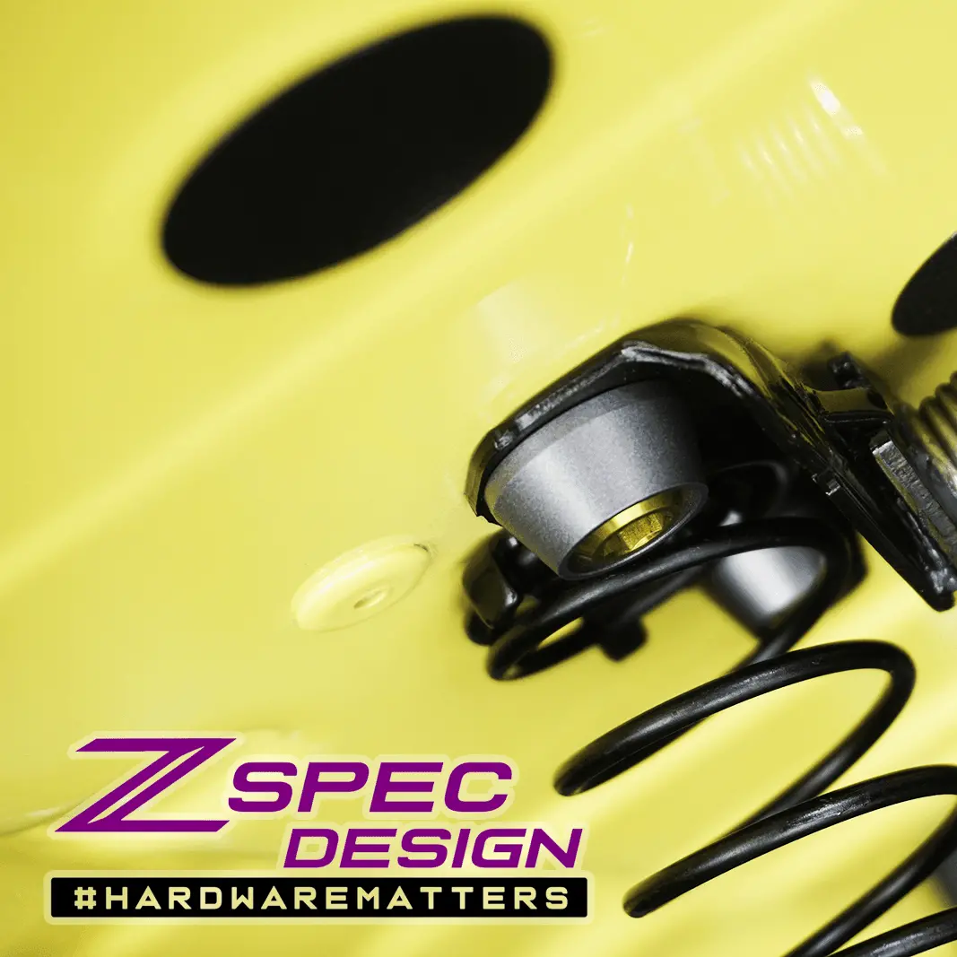 Zspec Stage-1 Dress Up Bolts® Hardware Kit For Nissan Z Rz34, Titanium & Billet 13